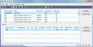 Route form – Dynamics AX Training